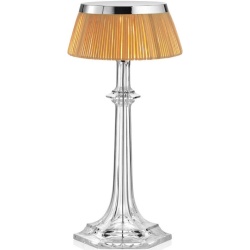 Lampe de table Bon Jour Versailles Small – Chromé – Couronne Rotin - Flos