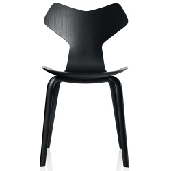 Grand Prix wooden legs – Black coloured ash - Fritz Hansen