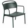 lounge chair dark green - Linear Steel