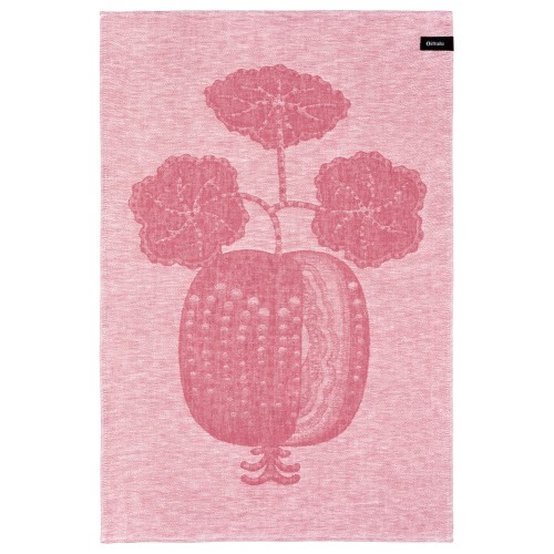 47x70cm - Taika Sato pink tea towel 1070697 - Iittala