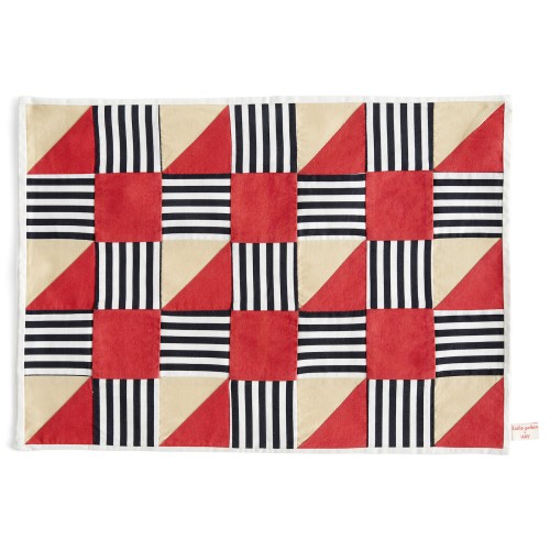 Place mat Sobremesa - stripe red - HAY