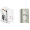 Set of 4 napkins Sobremesa - white - HAY