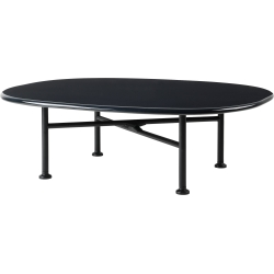 Table basse Carmel – 87,5 x 70 x H25 cm – Midnight black - Gubi