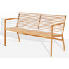 Outdoor bench 3 seater