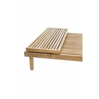 Outdoor top table for sofa ottoman