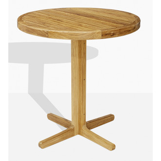 Table ronde Ø70cm Outdoor - pied bois