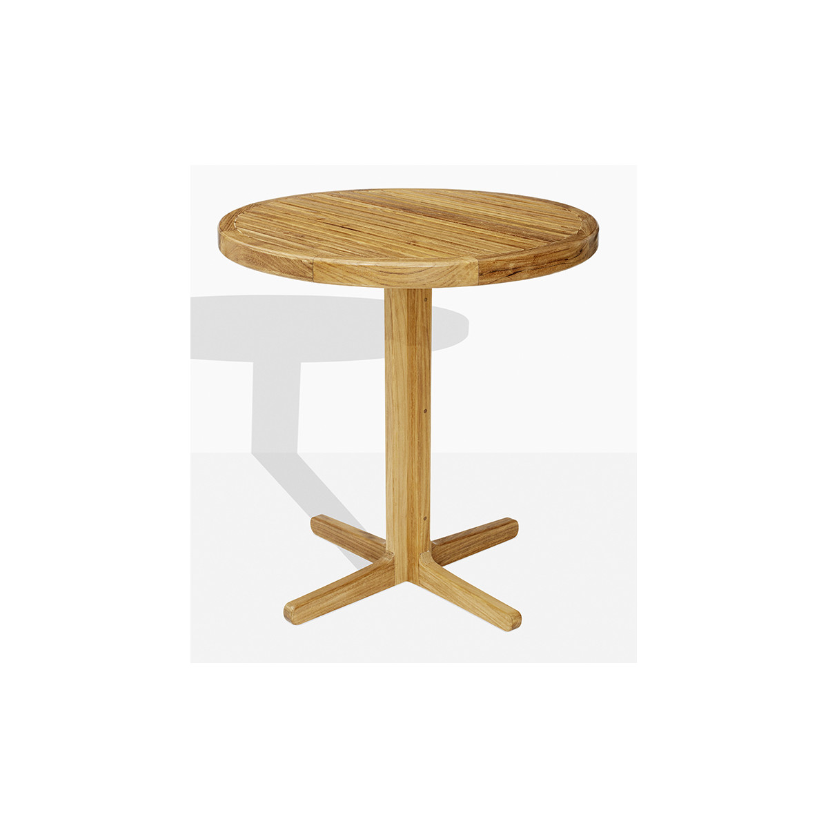 Outdoor round table Ø70cm - wood base