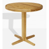 Outdoor round table Ø70cm - wood base