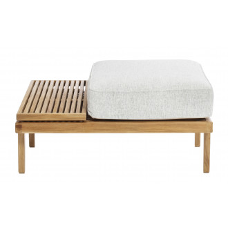 Outdoor sofa ottoman Half cushion