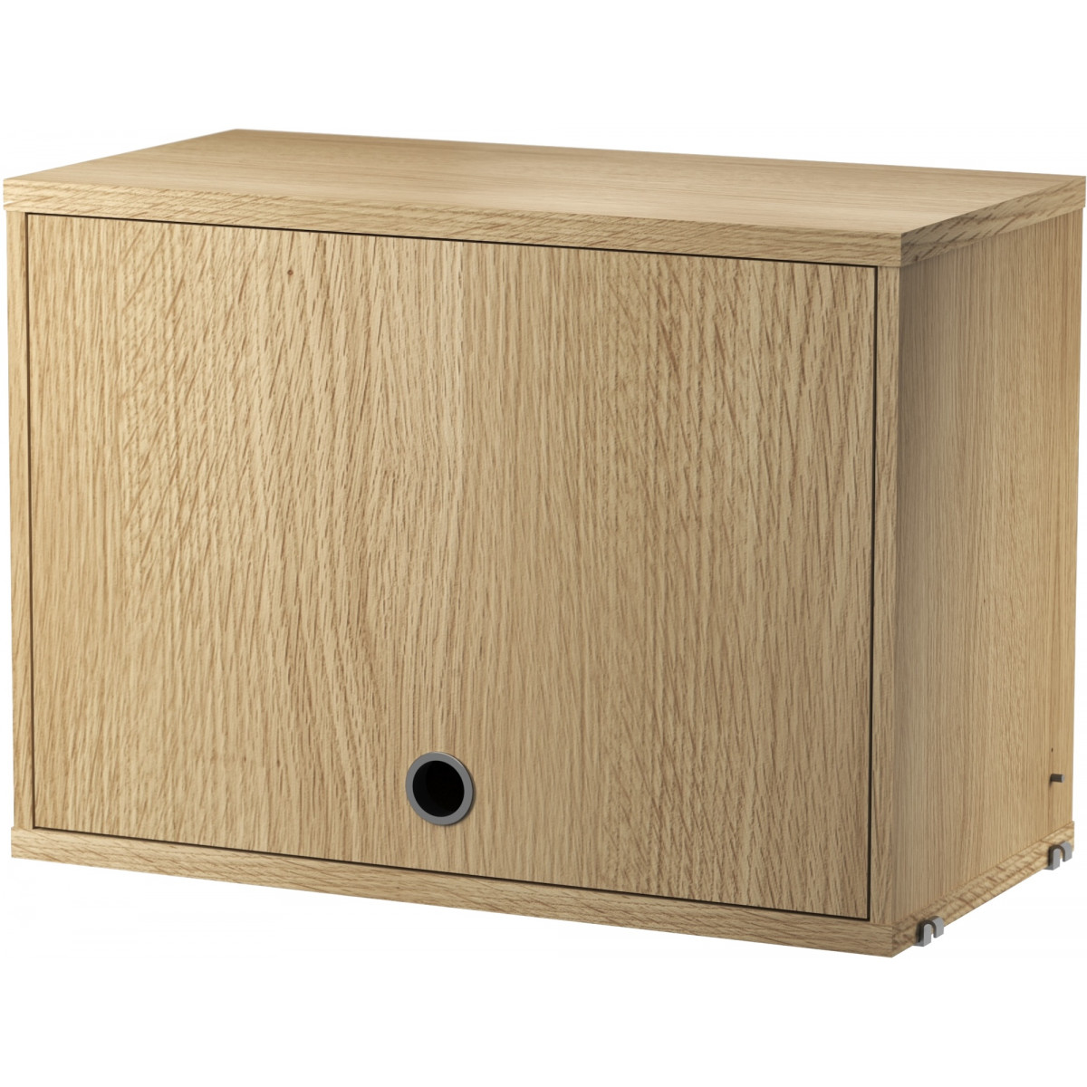 Cabinet porte flip - chêne - L58xP30xH42 cm