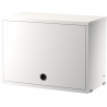 Cabinet flip door - white - W58xD30xH42 cm - String Furniture