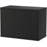 Cabinet porte flip - noir - L58xP30xH42 cm - String Furniture