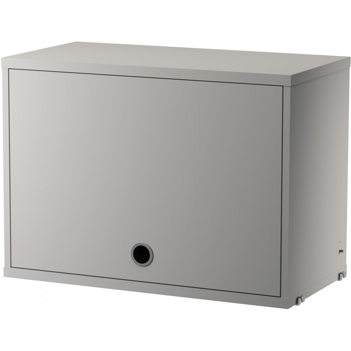 Cabinet porte flip - gris - L58xP30xH42 cm - String Furniture