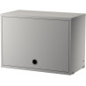 Cabinet flip door - grey - W58xD30xH42 cm