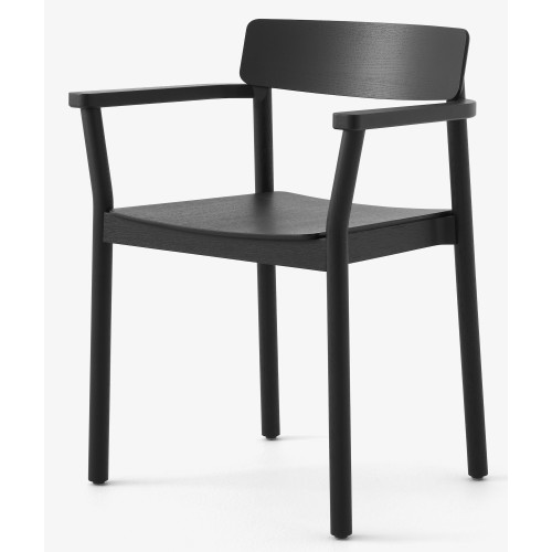 Betty Chair with armrests TK10 – Black - &Tradition