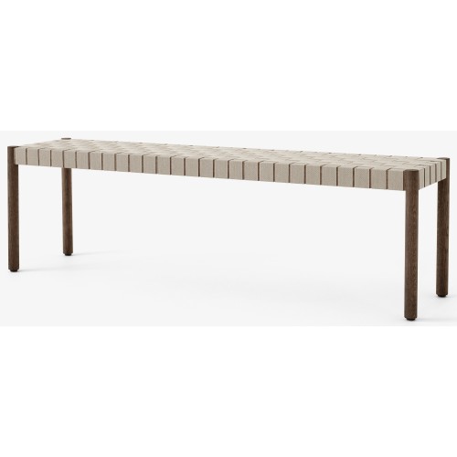 Banc Betty TK5 (157 cm) – Chêne fumé / Lin naturel - &Tradition