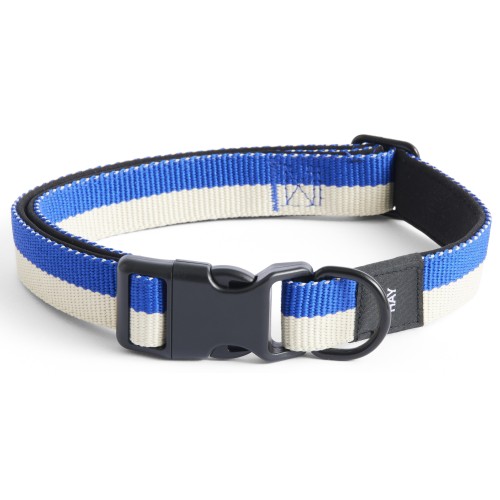 Collier pour chien M/L - bleu et blanc-cassé - HAY