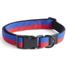 Dog collar M/L - red and blue - HAY