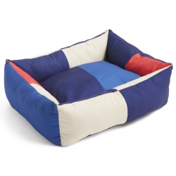 Dog bed M - red and blue - HAY