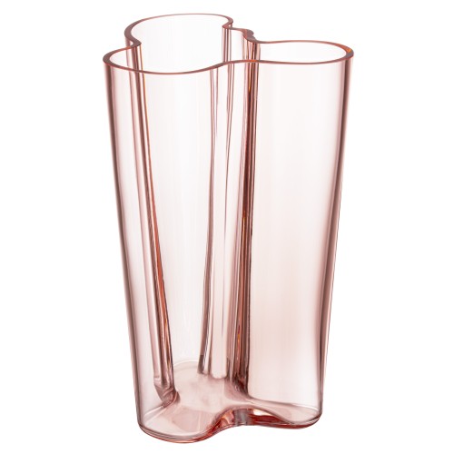 Aalto vase 251mm, salmon pink - 1007735 - Iittala