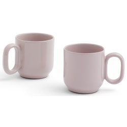 Set of 2 cups Barro - Pink - HAY