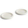 Set de 2 assiettes Barro Ø18 cm - Blanc-cassé - HAY