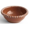 Salad bowl Barro L - Natural with stripes - HAY