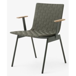 Chaise Ville avec acccoudoirs AV34 – Bronze Green - &Tradition