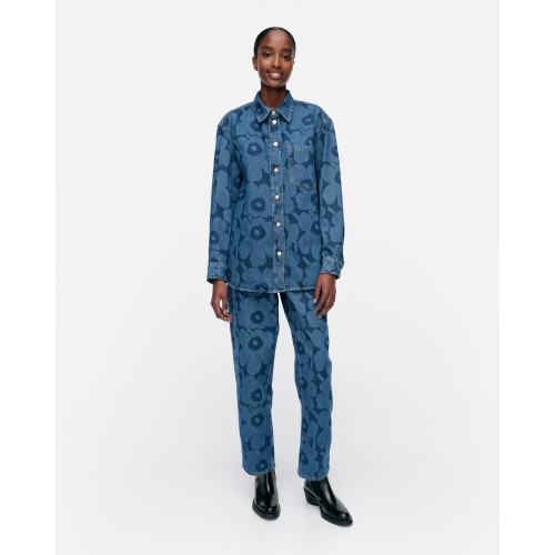 Maridenim Vaihe Unikko jean shirt 550 - Marimekko