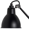 black / round black - Gras 204 double - wall lamp - DCW éditions