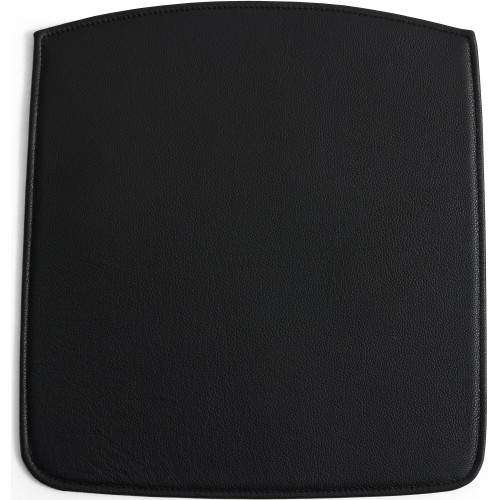 Seat cushion for Pastis chair – Black Scozia Leather - HAY