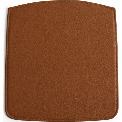 Coussin d'assise pour Chaise Pastis – Cuir Scozia Cognac - HAY