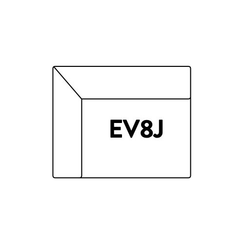 Left open end module + High Armrest (EV8J) – 119 x 97 cm – Develius Mellow - &Tradition