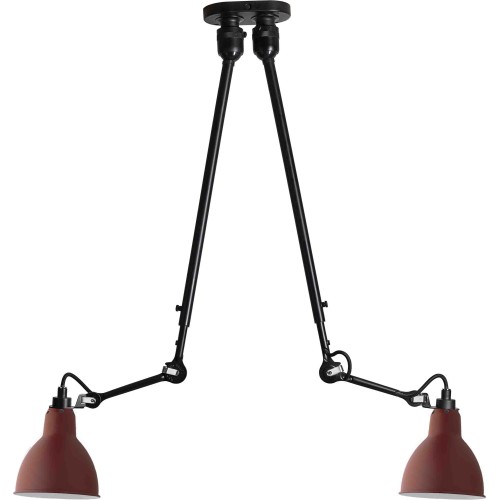 noir / rond rouge - Gras 302 double - suspension - DCW éditions