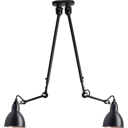 noir / rond noir, intérieur cuivre - Gras 302 double - suspension - DCW éditions