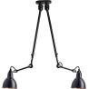 noir / rond noir, intérieur cuivre - Gras 302 double - suspension - DCW éditions