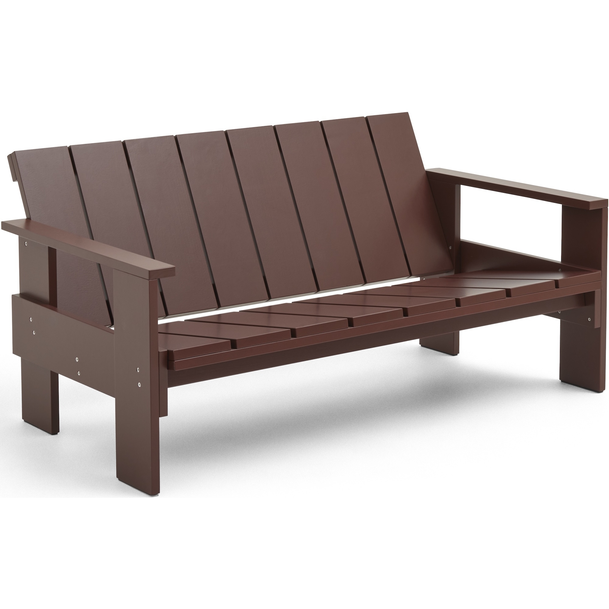 Banc Lounge CRATE – Iron red - HAY