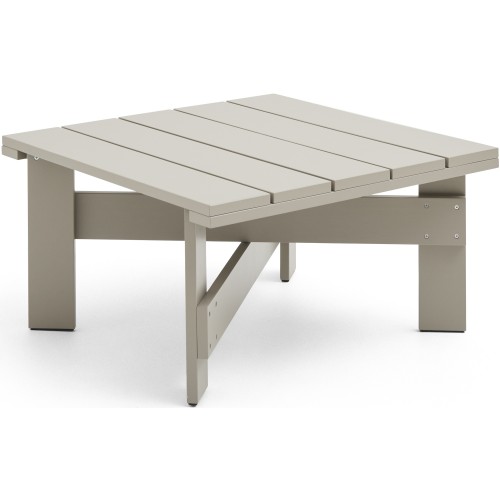 CRATE Low table – 75 x 75 x H40 cm – London Fog - HAY