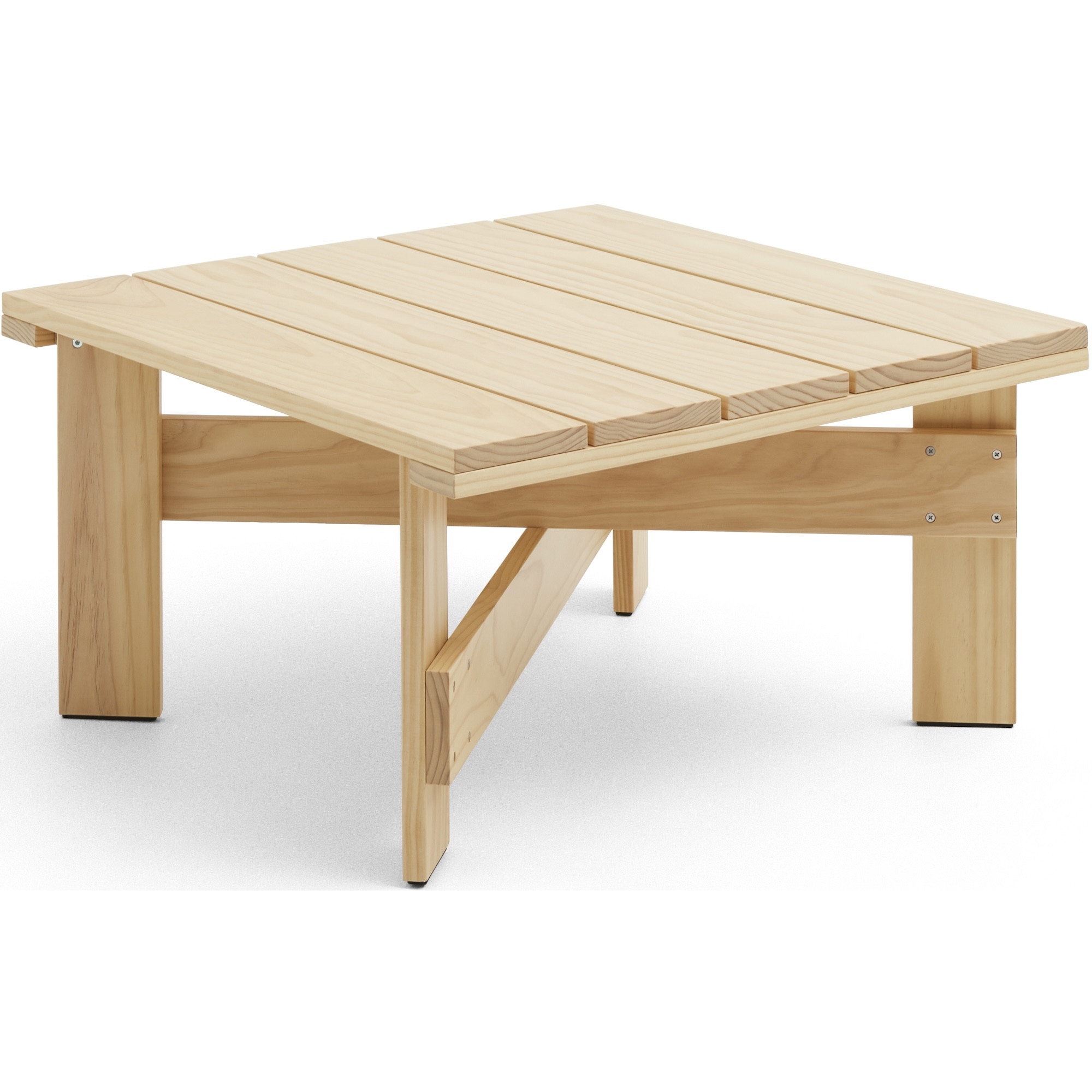 Table basse CRATE – 75 x 75 x H40 cm – Pin naturel - HAY