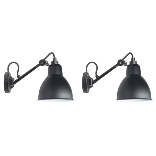 Black / Black – wall lamps Gras n°104 Duo pack - DCW éditions