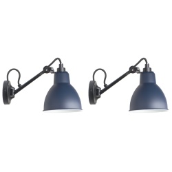 Black / Blue – wall lamps Gras n°104 Duo pack - DCW éditions