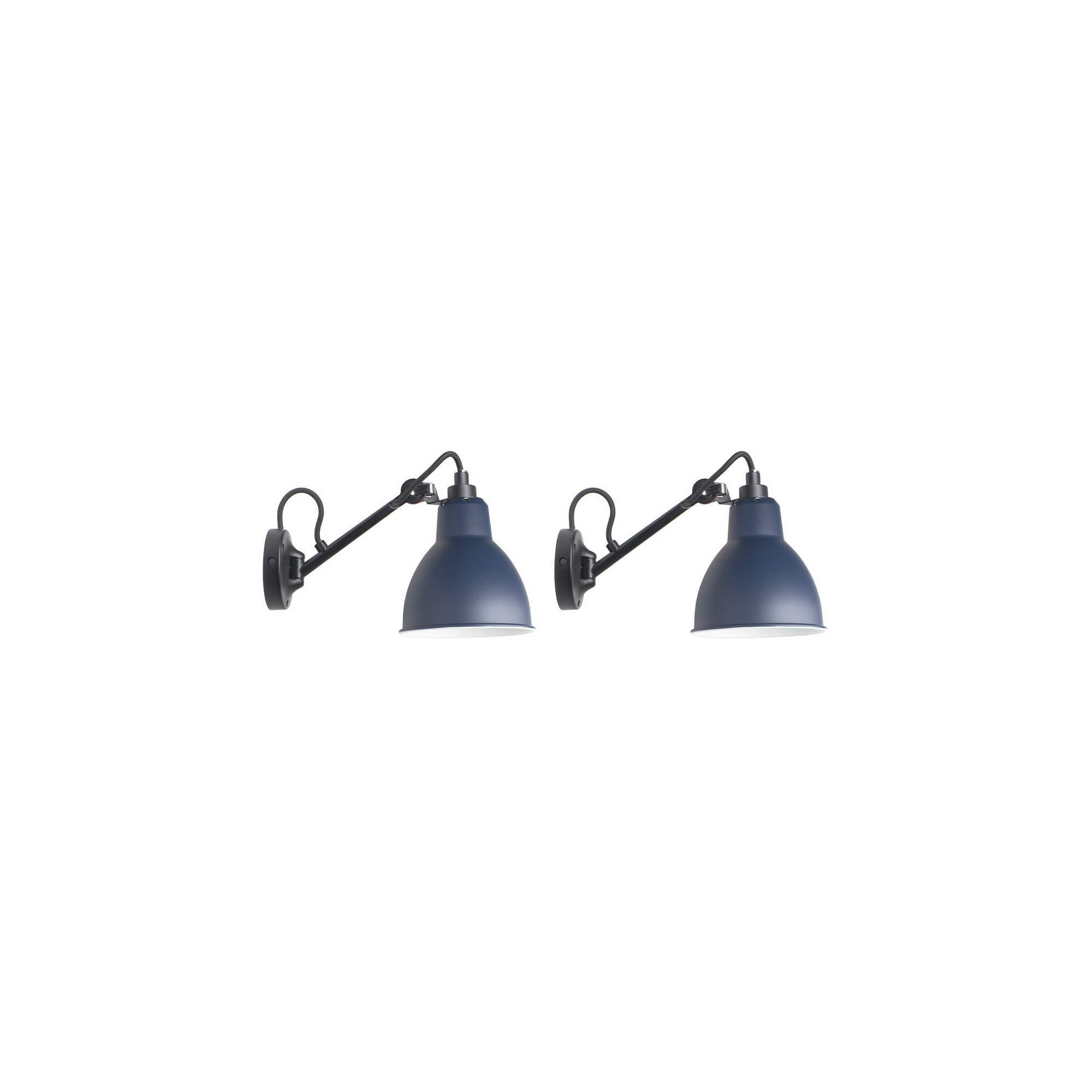 Black / Blue – wall lamps Gras n°104 Duo pack - DCW éditions