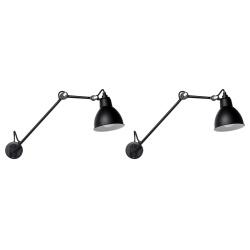 Black / Black – CL II – wall lamps Gras n°122 Duo Pack - DCW éditions