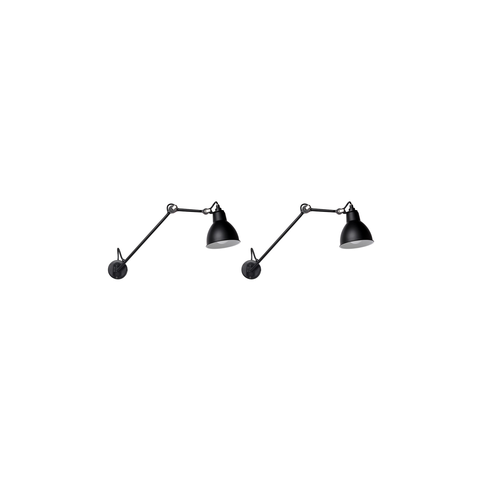 Black / Black – CL I – wall lamps Gras n°122 Duo Packs - DCW éditions