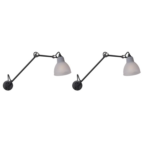 Black / Polycarbonate – CL I – wall lamps Gras n°122 Duo Pack - DCW éditions