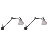 Black / Polycarbonate – CL II – wall lamps Gras n°122 Duo Pack - DCW éditions