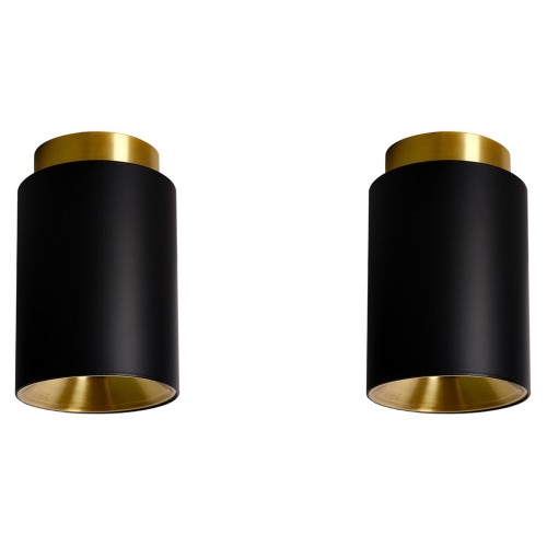 Tobo C85 Ceiling lamps Duo Pack – Black - DCW éditions