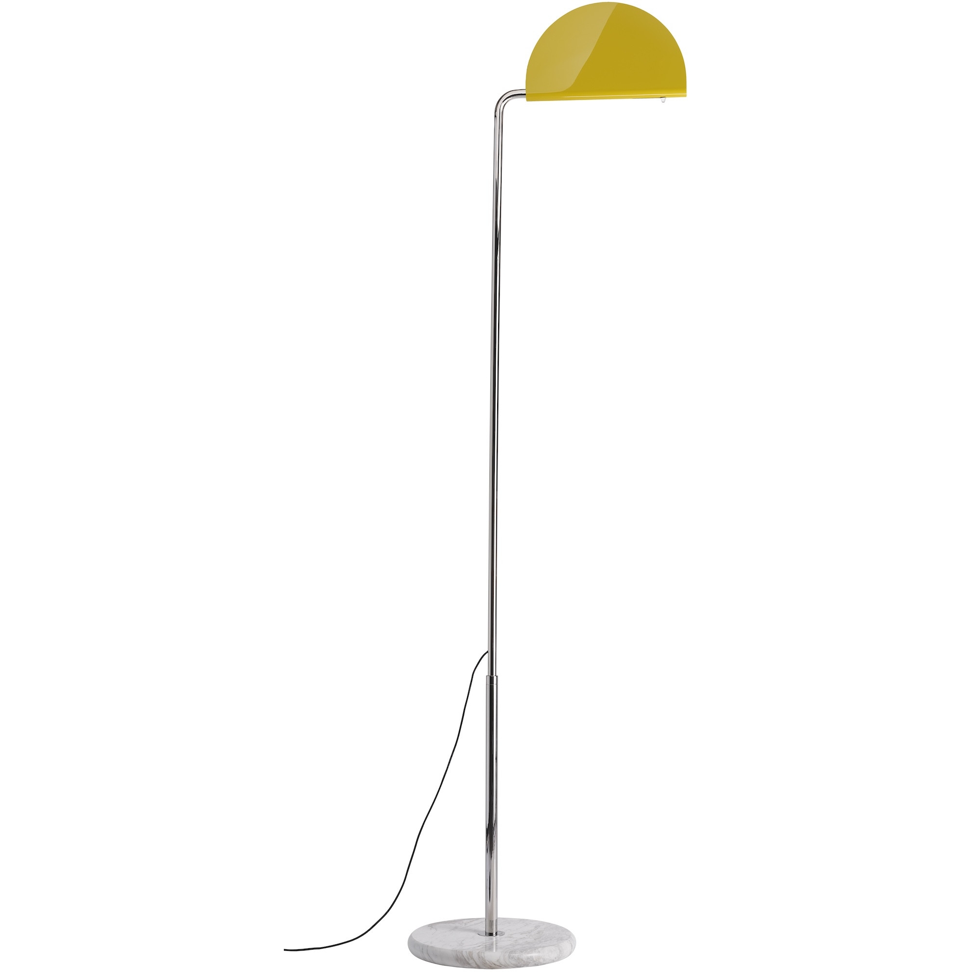 Mezzaluna Floor lamp – Yellow - DCW éditions