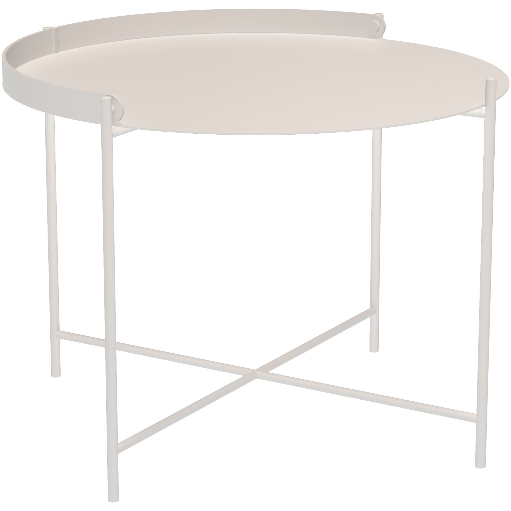 Edge table – Ø62 x H43,1cm – muted white (0808) – Houe