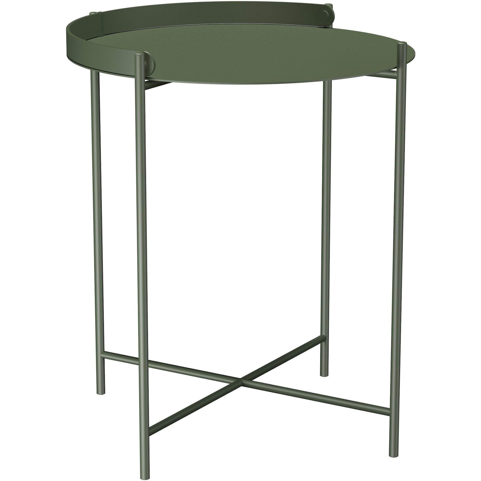 Edge table – Ø46 x H50 cm – olive green (4949) – Houe